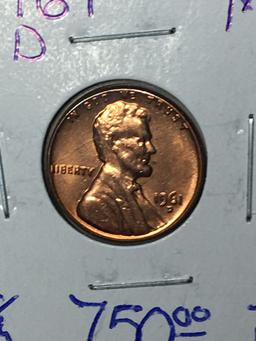 1961 D Lincoln Memorial Cent