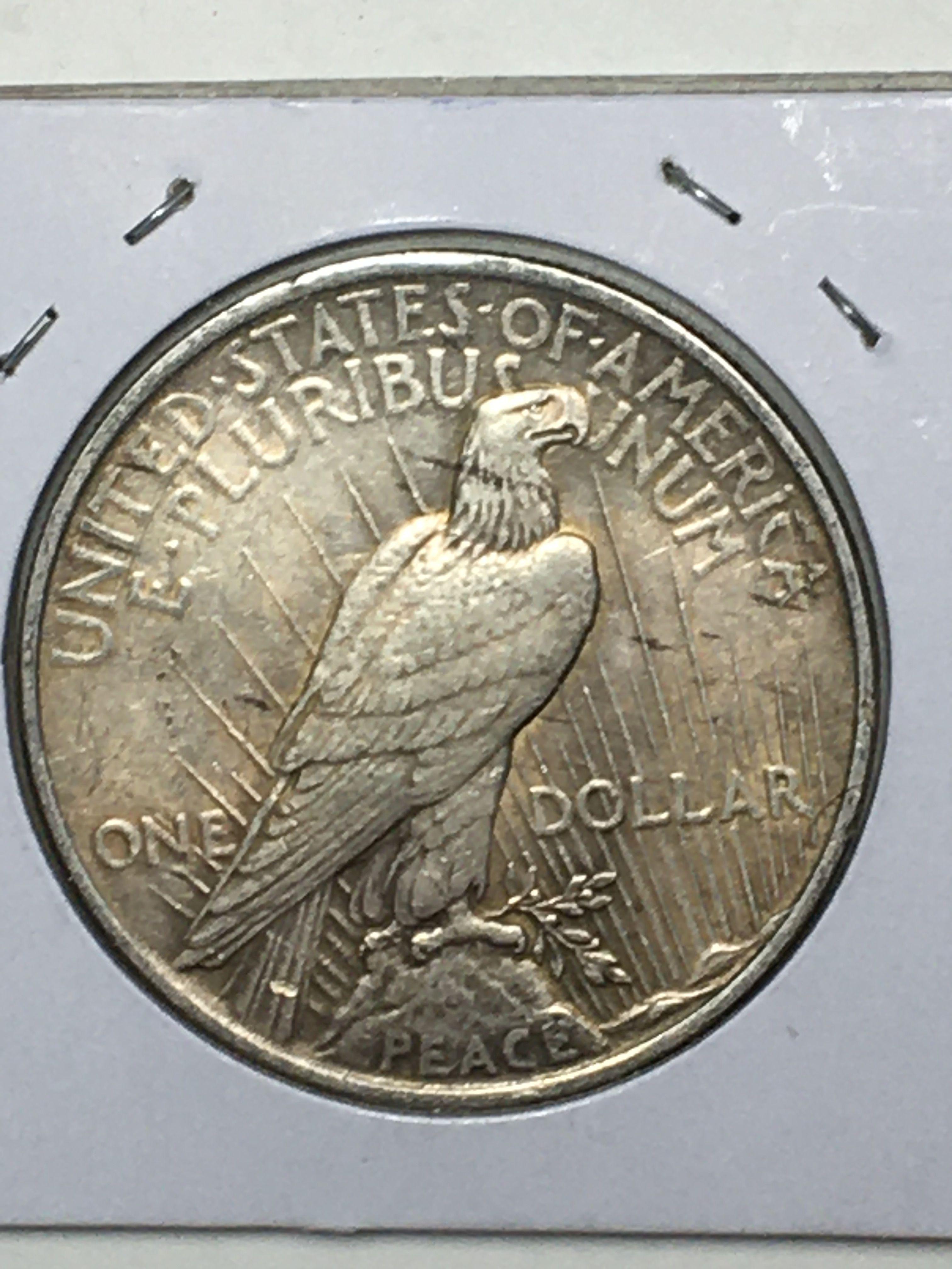 1923 P Peace Dollar