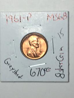 1961 P Lincoln Memorial Cent