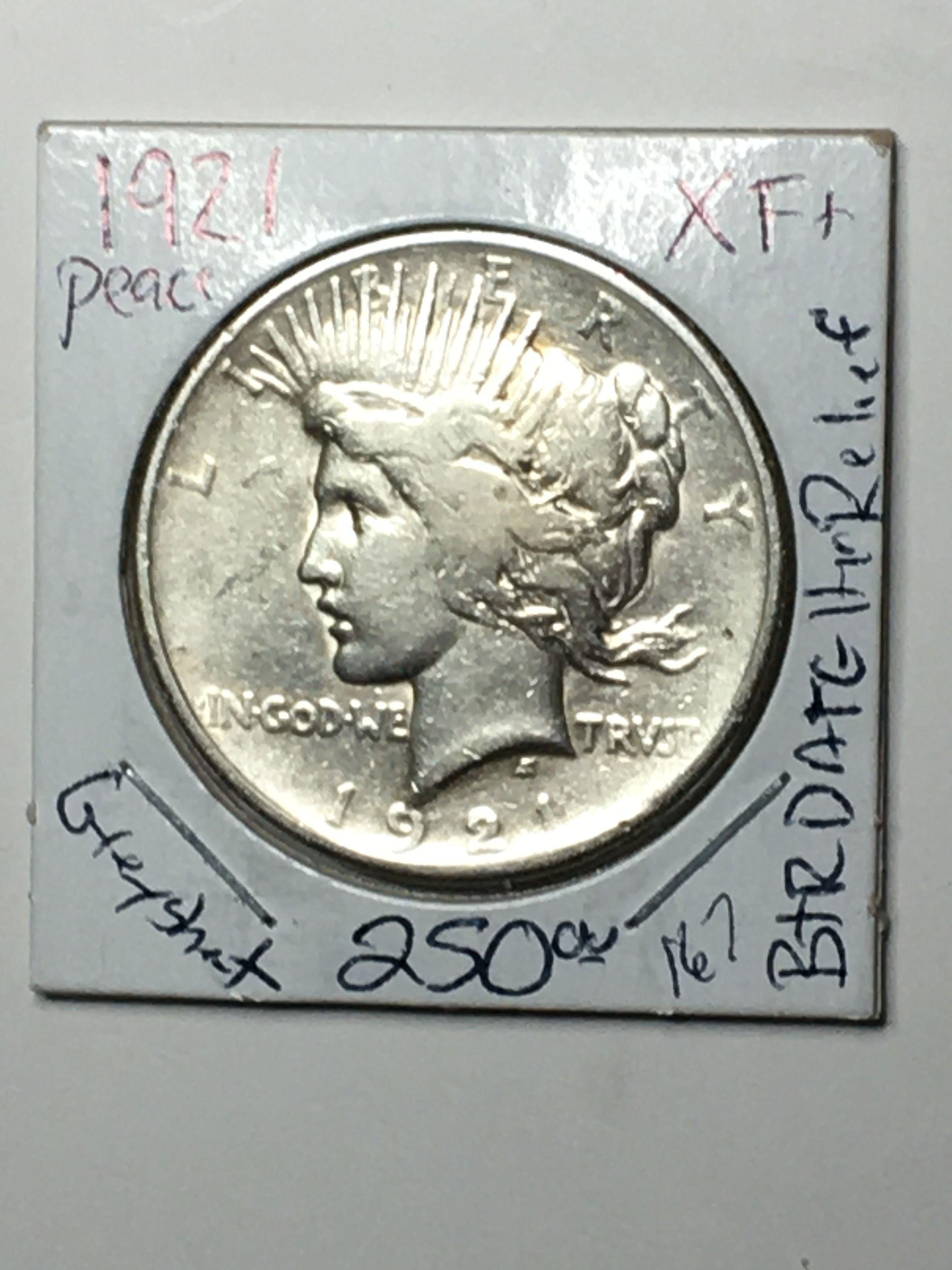 1921 P Peace Dollar