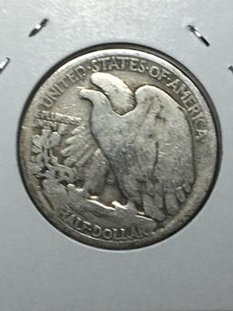 1917 S Walking Liberty Half Dollar