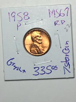 1958 P Lincoln Wheat Cent