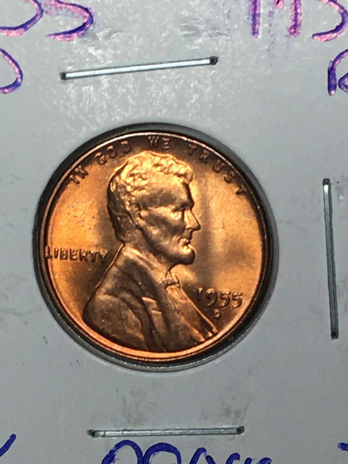 1955 D Lincoln Wheat Cent