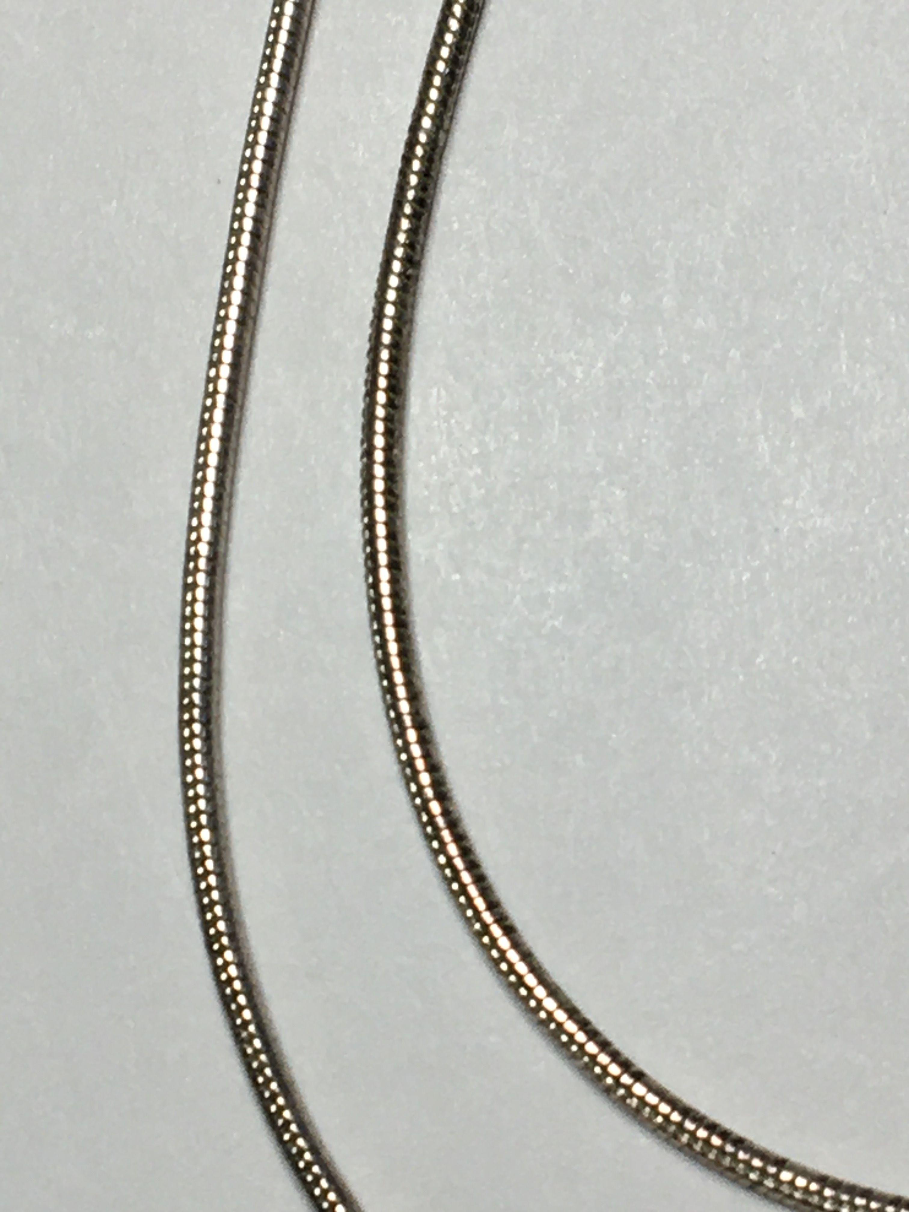 .912 Sterling Silver Snake Necklace