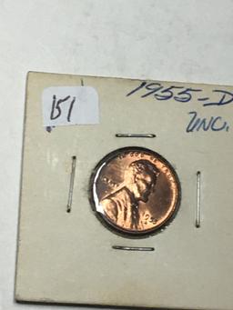 1955 D Lincoln Wheat Cent