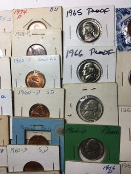 Cents To Quarter Proof Lot