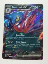 Pokemon Card Toxicroak E X Mint Pack Fresh Holo Rare Card 131/198 Mega Rare