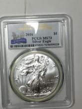 American Silver Eagle 2016 30th anniversary Label