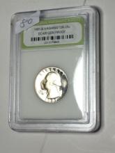 1981 S Proof Washington Quarter Slabbed Dcam