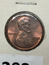 1982 P Lincoln Memorial Cent Coin 