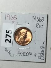 1968 P Lincoln Memorial Cent Coin 