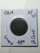 1864 2 Cent Copper