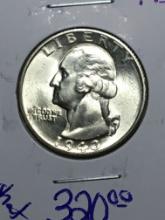 1943 S Washington Quarter