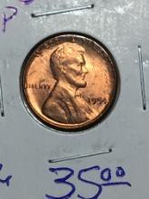 1954 P Lincoln Wheat Cent