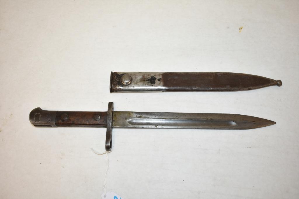 Belgium. Mauser 1898 Bayonet & Scabbard