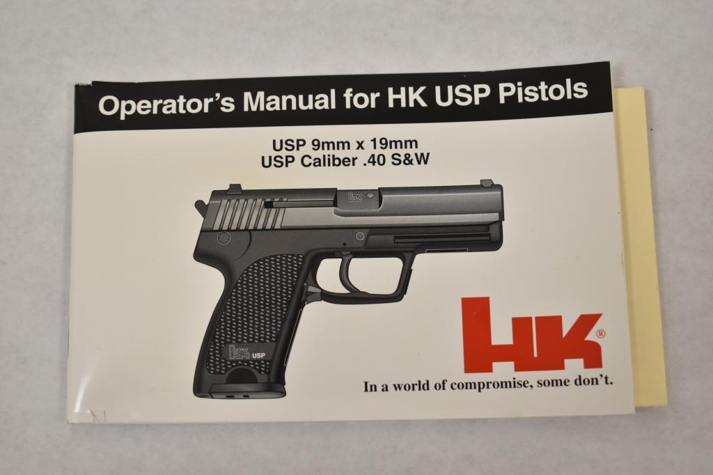 Gun. H&K model USP40 40 S&W cal Pistol