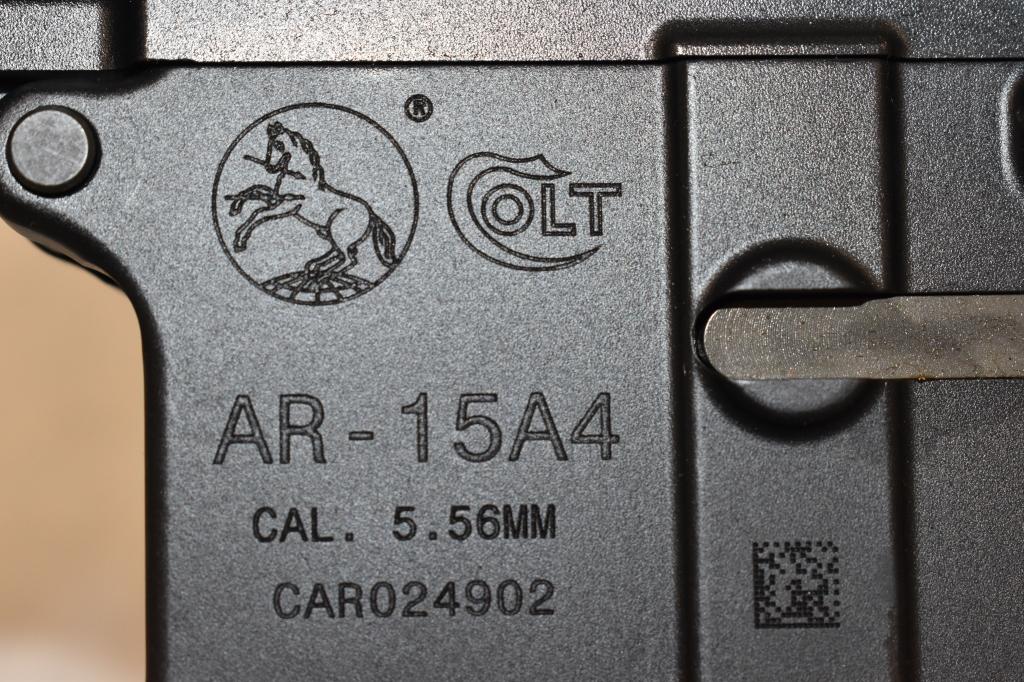 Gun. Colt Model AR 15 A4 5.56 cal Rifle