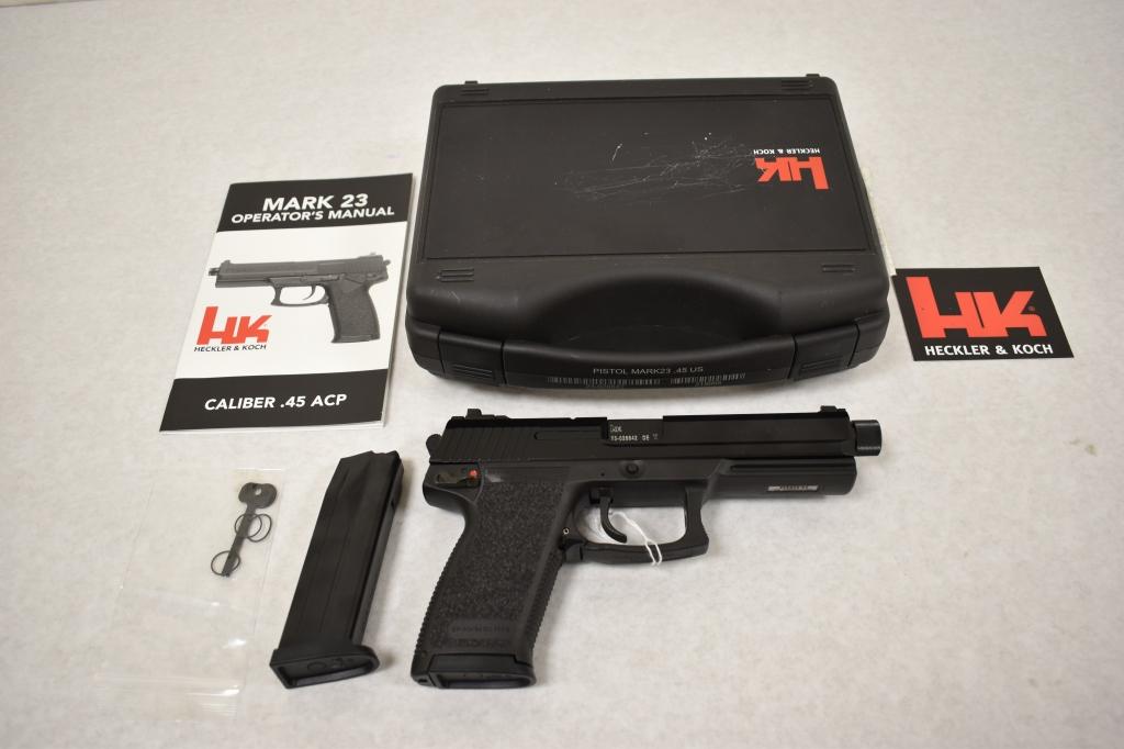 Gun. H&K Mark 23 .45 ACP Pistol