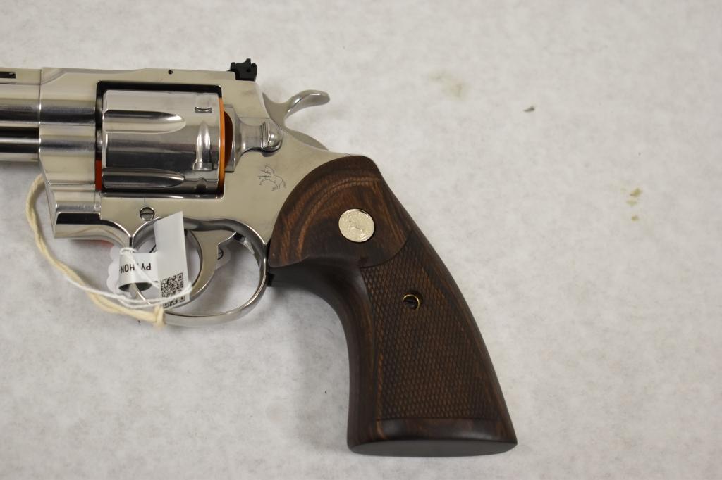 Gun. Colt Model Python SS 357 Mag Revolver