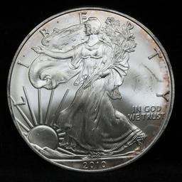 2010 Silver Eagle Dollar $1 Grades GEM Unc