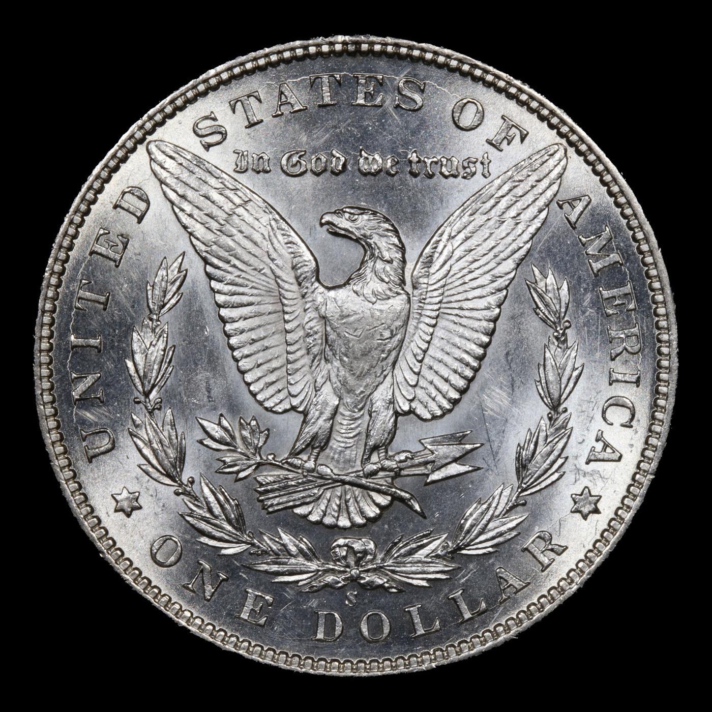 ***Auction Highlight*** 1895-s Morgan Dollar 1 Graded ms63+ By SEGS (fc)