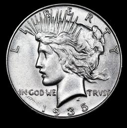 ***Auction Highlight*** 1935-s Peace Dollar $1 Graded Select Unc By USCG (fc)