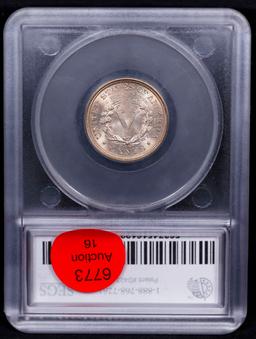 1902 Liberty Nickel 5c Graded ms65+ By SEGS