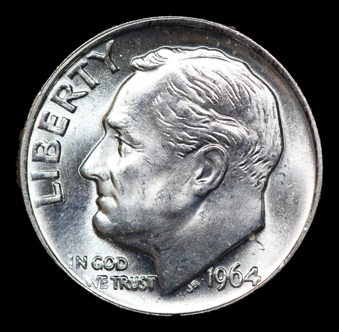 1964-d Roosevelt Dime 10c Grades GEM++ FT