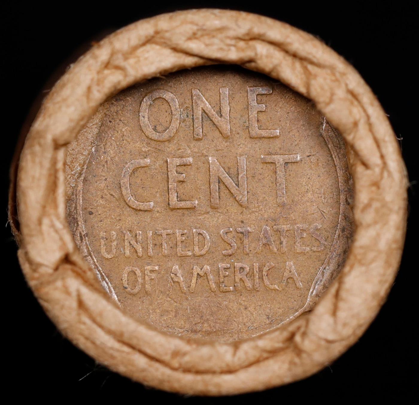 Lincoln Wheat Cent 1c Mixed Roll Orig Brandt McDonalds Wrapper, 1917-s end, Wheat other end