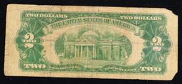 1928D $2 Red Seal United States Note Grades vf details