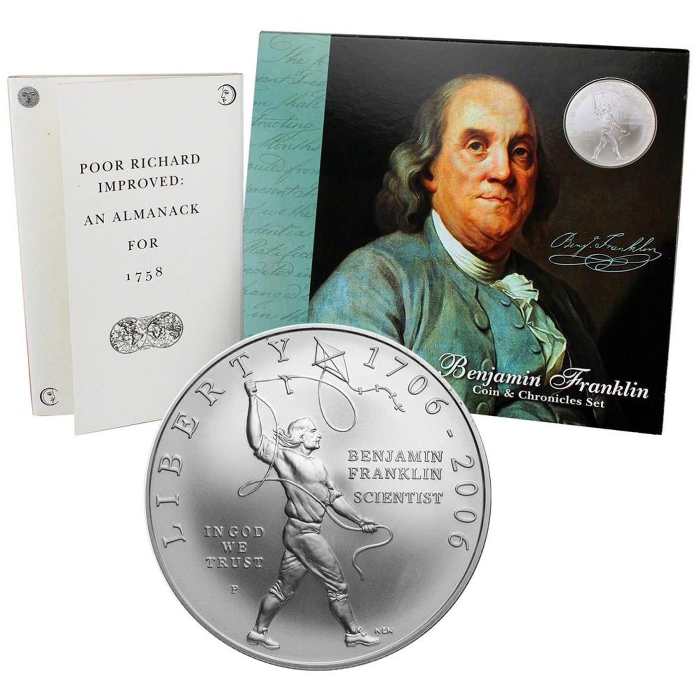 2006 Sealed Ben Franklin Coin & Chronicles Set