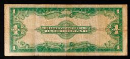 1923 $1 large size Blue Seal Silver Certificate Grades vf, very fine Signatures Woods/White