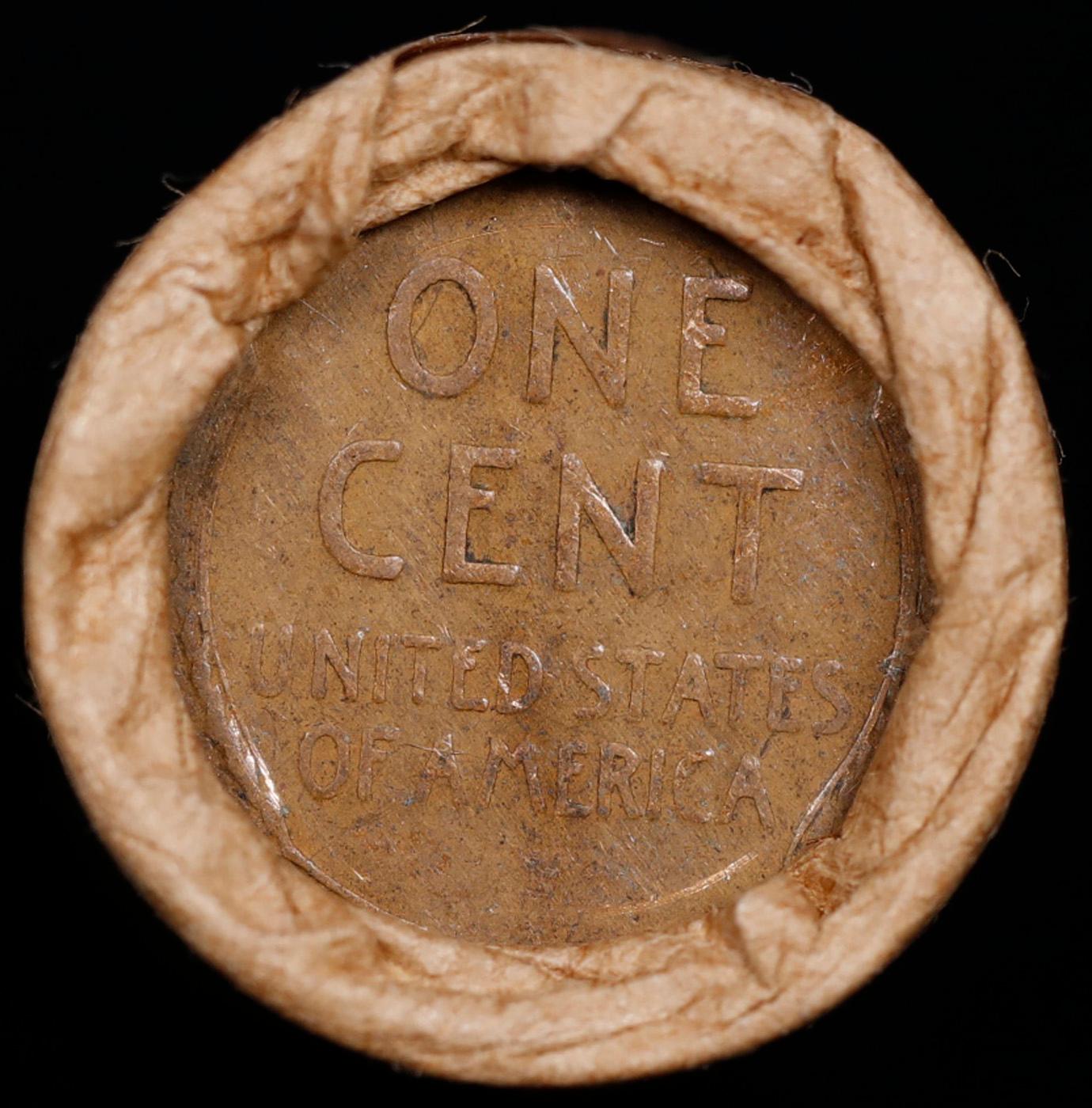 Lincoln Wheat Cent 1c Mixed Roll Orig Brandt McDonalds Wrapper, 1917-d end, Wheat other end