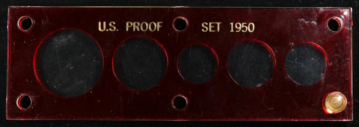 Capital Plastic Holder - 1950 5 Slot US Proof Set Grades