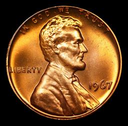 1967 SMS Lincoln Cent 1c Grades sp66 rd