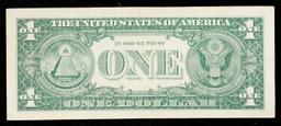 1957B $1 Blue Seal Silver Certificate Grades vf++