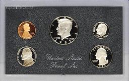 1983 United States Mint Proof Set 5 coins No Outer Box