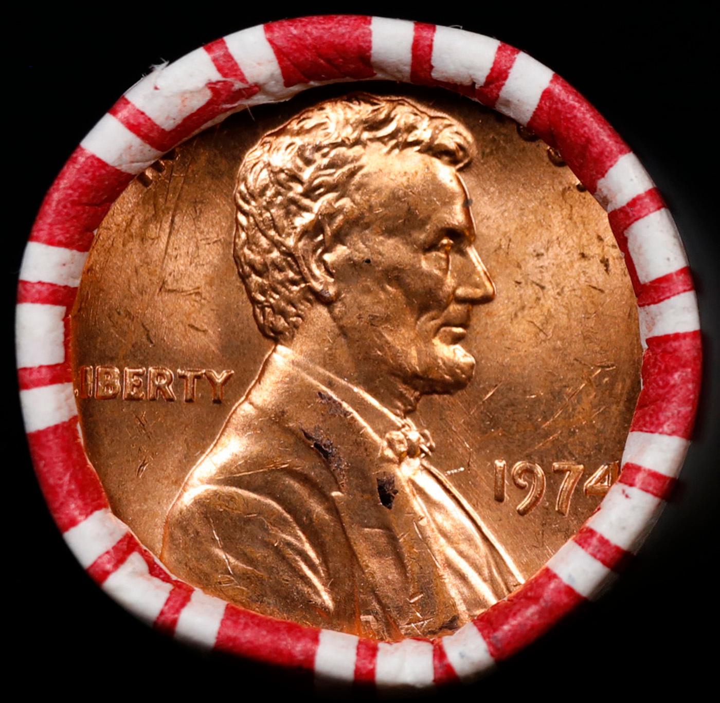 INSANITY The CRAZY Penny Wheel 1000’s won so far, WIN this 1974-p BU RED roll get 1-10 FREE