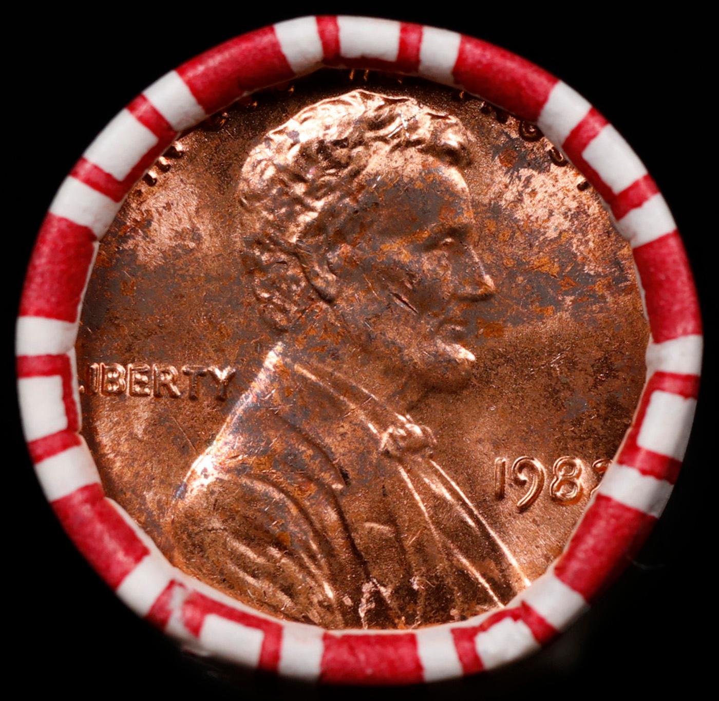 CRAZY Penny Wheel Buy THIS 1982-p solid Red BU Lincoln 1c roll & get 1-10 BU Red rolls FREE WOW