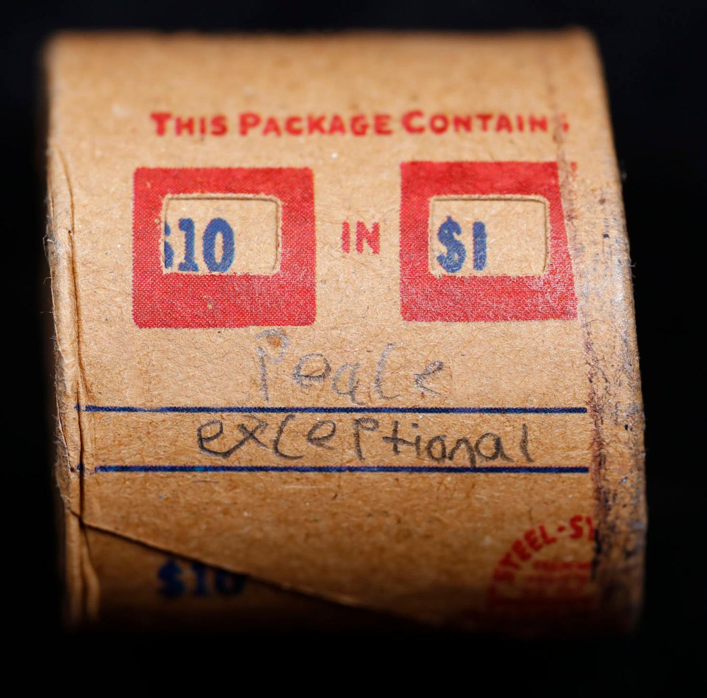 *Uncovered Hoard* - Covered End Roll - Marked "Peace Exceptional" - Weight shows x10 Coins (FC)