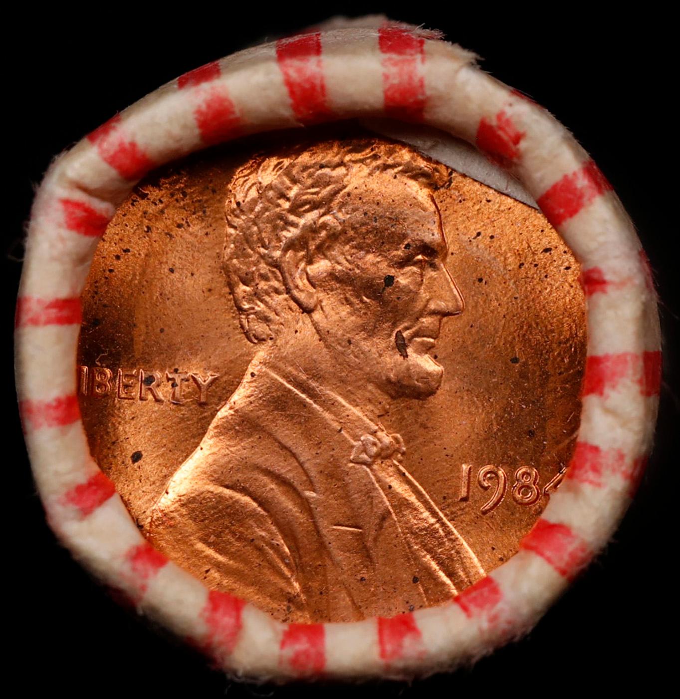 CRAZY Penny Wheel Buy THIS 1984-p solid Red BU Lincoln 1c roll & get 1-10 BU Red rolls FREE WOW