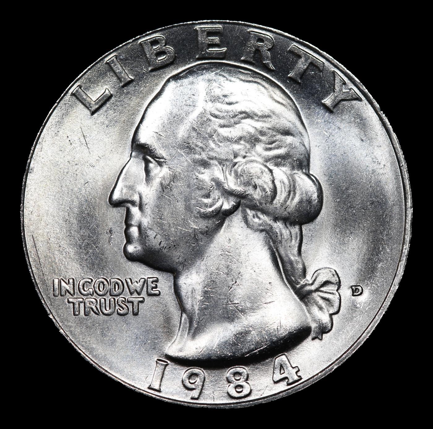 1984-d Washington Quarter 25c Grades GEM++ Unc