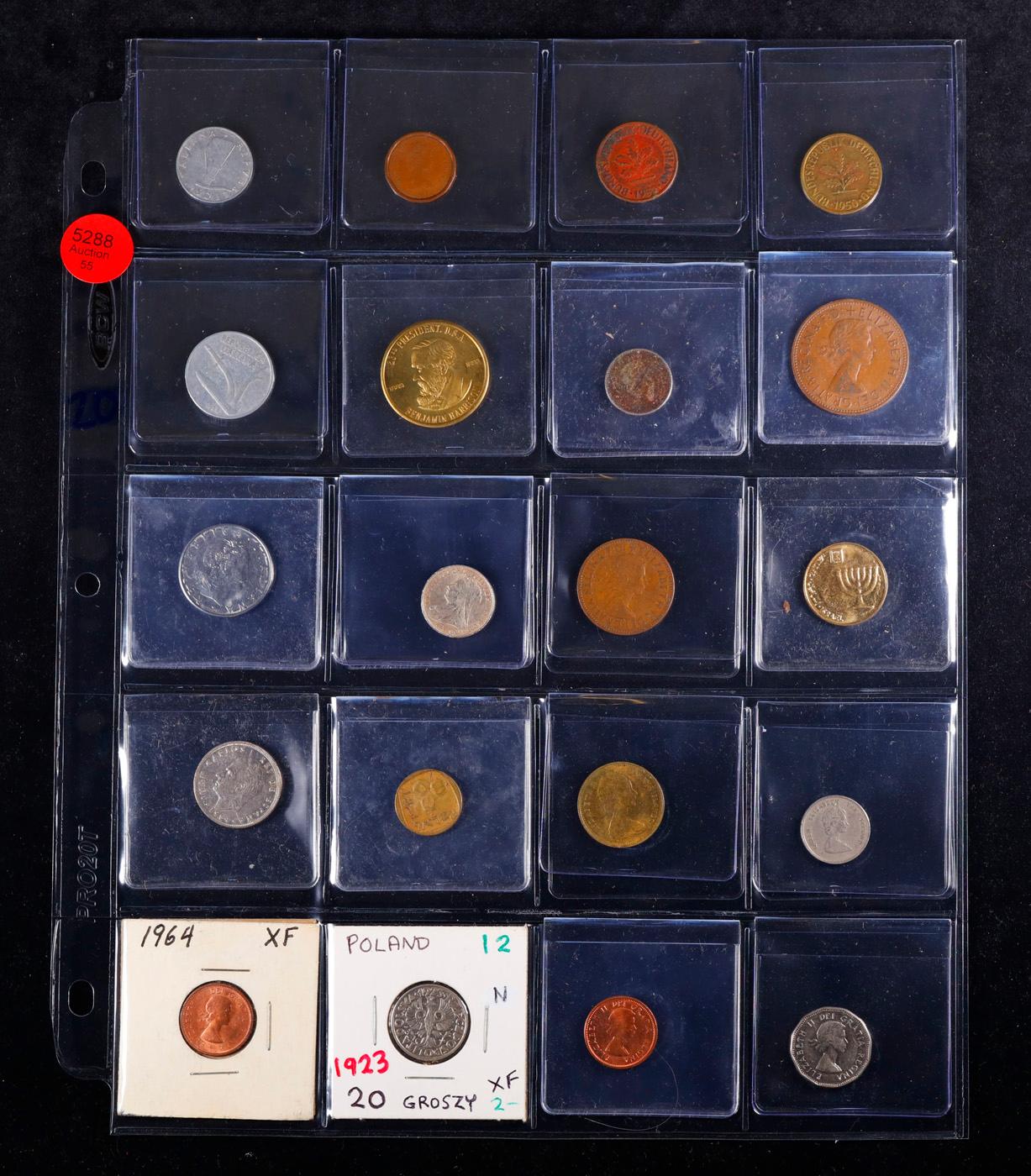 20 Great Coins of the World, hand selected, many trend high, every lot guaranteed to contain Silver.