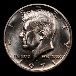 1971-d Kennedy Half Dollar 50c Grades GEM+ Unc