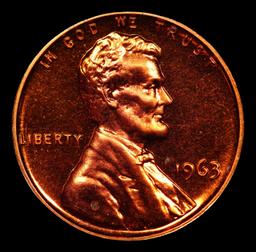 Proof 1963 Lincoln Cent TOP POP! 1c Graded pr69 rd CAM BY SEGS