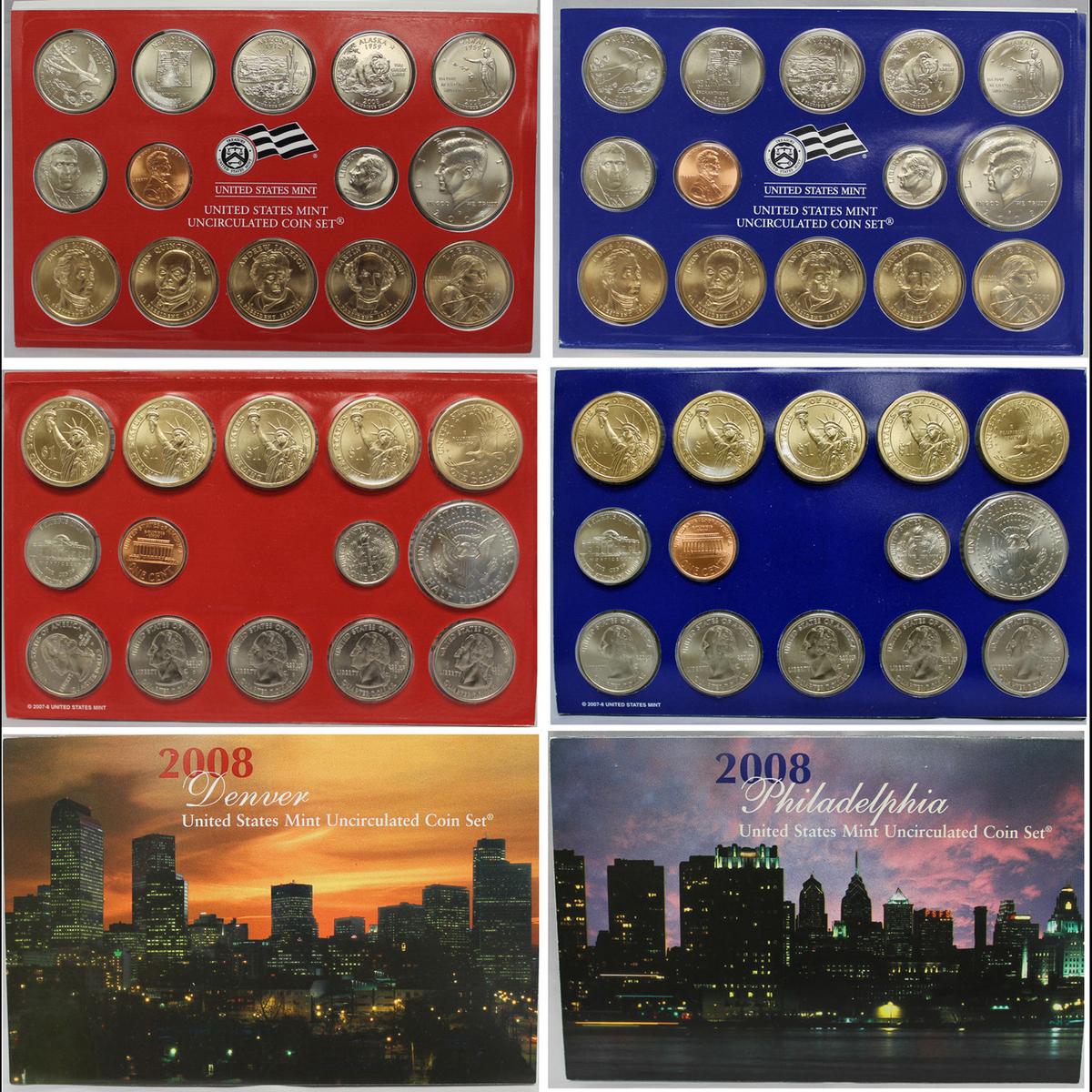 2008 United States Mint Set in Original Government Packaging 28 coins