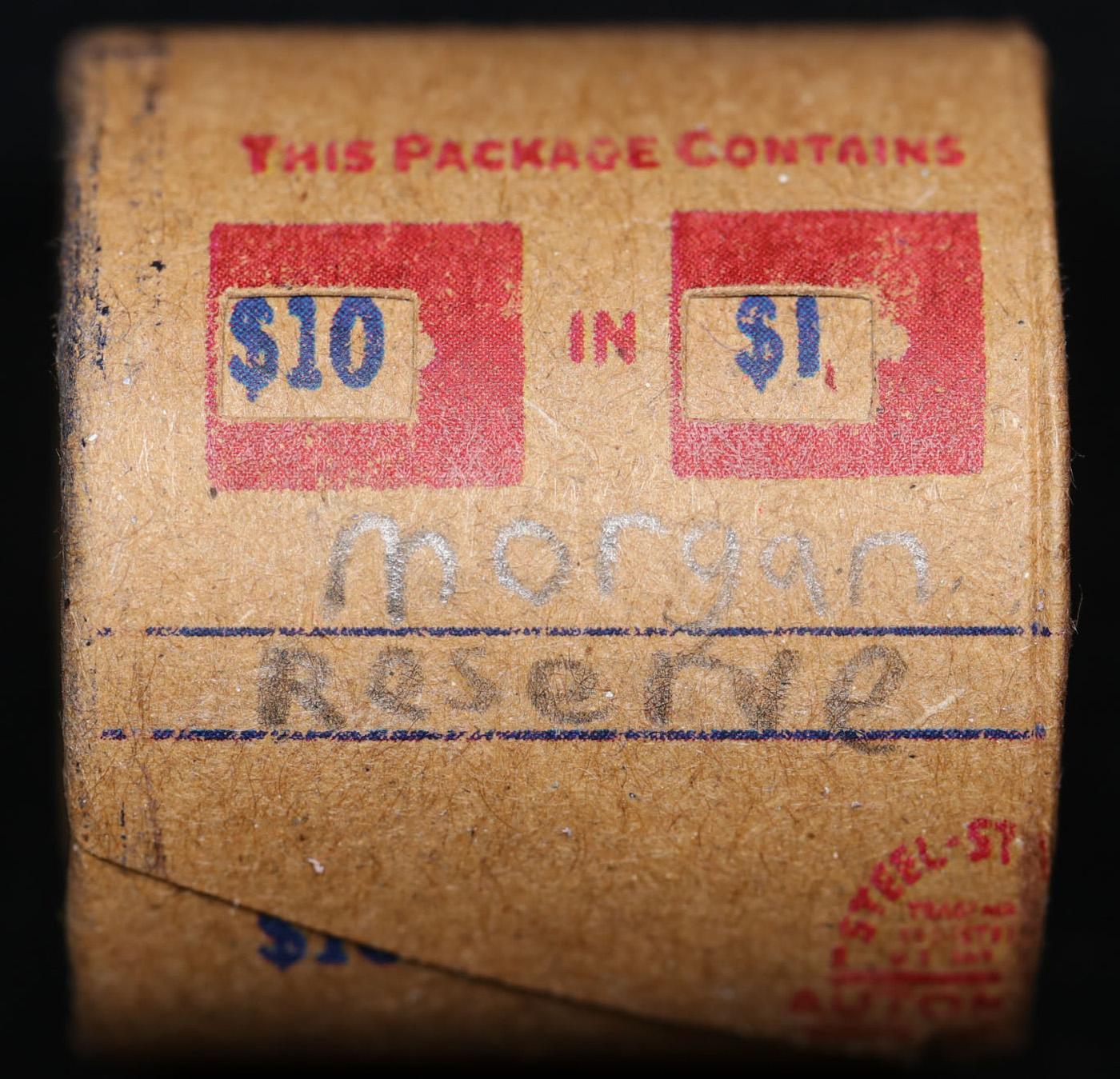 *EXCLUSIVE* Hand Marked " Morgan Reserve," x10 coin Covered End Roll! - Huge Vault Hoard  (FC)