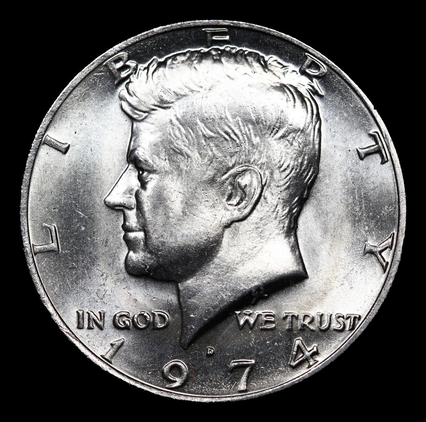 1974-d Kennedy Half Dollar 50c Grades GEM+ Unc