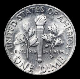 1975-d Roosevelt Dime 10c Grades GEM++ Unc