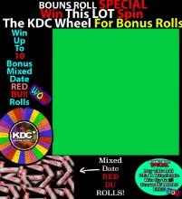 CRAZY Penny Wheel Buy THIS 1984-p solid Red BU Lincoln 1c roll & get 1-10 BU Red rolls FREE WOW